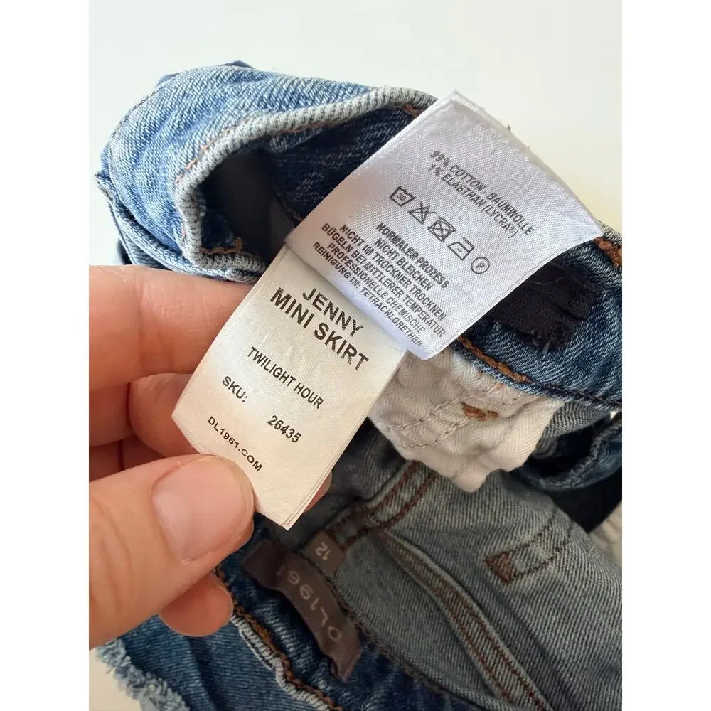 DL1961 Jenny Girls Denim Mini Skirt - Size 12